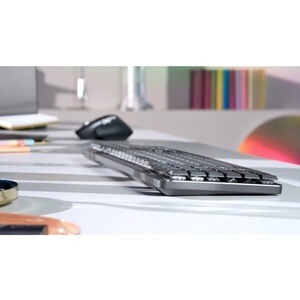 Logitech MX Mechanical Tastatur - Kabellos Konnektivität - Niederländisch - QWERTZ Layout - Graphit - Mechanisch/MX Keyswi