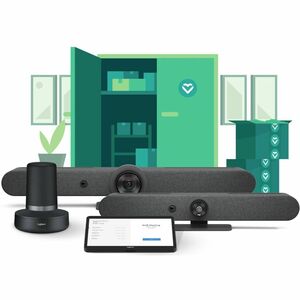 Logitech Rally Bar All-in-One Video Bar (Graphite, TAA Compliant) - 3840 x 2160 Video (Content) - 4K UHD - 1 x Network (RJ