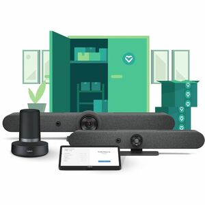 Logitech Rally Bar Mini All-in-One Video Bar (Graphite, TAA Compliant) - 3840 x 2160 Video (Content) - 4K UHD - 1 x Networ