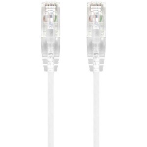 ALOGIC 0.50m White Ultra Slim Cat6 Network Cable UTP 28AWG - Series Alpha