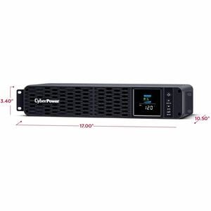 CyberPower CP1500PFCRM2U PFC Sinewave UPS Systems - 2U Rack-mountable - AVR - 8 Hour Recharge - 3.10 Minute Stand-by - 120