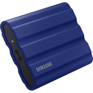 Samsung T7 MU-PE2T0R/WW 2 TB Portable Rugged Solid State Drive - External - Blue - Desktop PC, MAC Device Supported - USB 