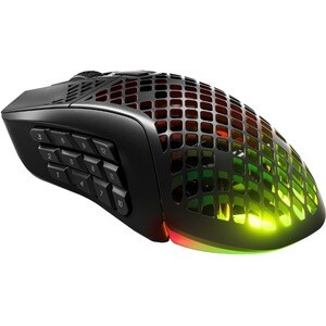 SteelSeries Aerox 9 Gaming Mouse - Bluetooth/Radio Frequency - USB Type C - Optical - 18 Button(s) - 18 Programmable Butto