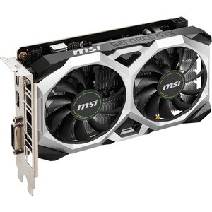 MSI NVIDIA GeForce GTX 1650 Graphic Card - 4 GB GDDR6 - 7680 x 4320 - 1.62 GHz Boost Clock - 128 bit Bus Width - PCI Expre
