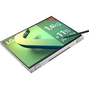 Ordenador portátil 2 en 1 Convertible - LG gram 16T90Q-G.AA79B 40,6 cm (16") Pantalla Táctil - WQXGA - 2560 x 1600 - Intel