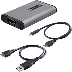 StarTech.com USB 3.0 HDMI Video Capture Device, 4K Video External USB Capture Card/Adapter, UVC Screen Recorder, works w/U