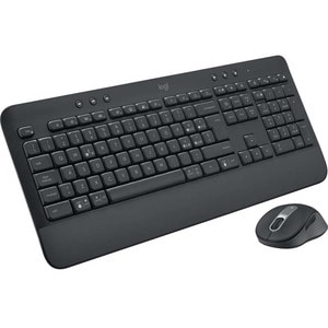 Tastiera e mouse Logitech Signature MK650 - Italiano - USB Stantuffo Wireless Bluetooth/RF Tastiera - 118 Tasto - Grafite 