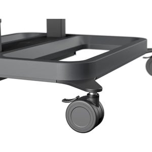 Vogel's Display Cart - 120 kg Load Capacity - 4 Casters - 100 mm Caster Size - Black