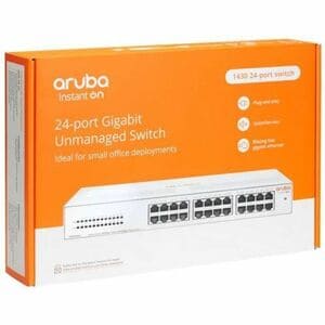HPE Instant On 1430 24G Switch - 24 Ports - Gigabit Ethernet - 100Base-TX, 10/100/1000Base-T - 2 Layer Supported - 11.70 W