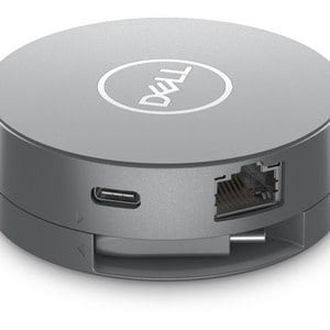 Dell 6-in-1 USB-C Multiport Adapter - DA305 - for Monitor/Notebook/Projector/Keyboard/Mouse/Headset/Flash Drive - 90 W - U