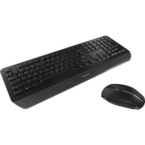 CHERRY GENTIX DESKTOP Keyboard & Mouse - English (US) - USB Wireless RF - Keyboard/Keypad Color: Black - USB Wireless RF M