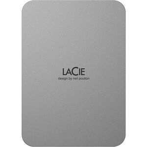 LaCie Tragbar Festplatte - Extern - 1 TB - Silber - USB 3.1 Typ C