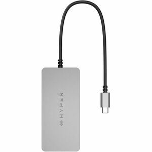 Targus HyperDrive HDMB2 USB Type C Docking Station for Notebook - Charging Capability - 86 W - Silver - 4K - 3840 x 2160 -