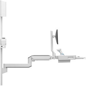 Ergotron CareFit Mounting Extension - White - Aluminium