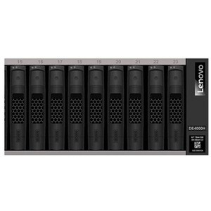 Lenovo ThinkSystem DE4000H 24 x Total Bays DAS/SAN Storage System - 2U Rack-mountable - 0 x HDD Installed - 12Gb/s SAS - 1