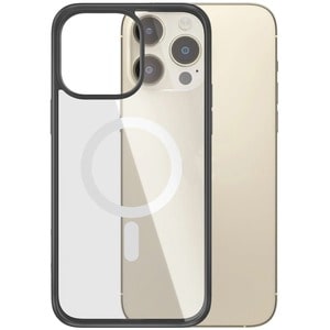 PanzerGlass ClearCase Case for Apple iPhone 14 Pro Max Smartphone - Black - Bacterial Resistant, Drop Resistant, Scratch R