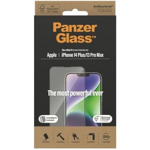 PanzerGlass Tempered Glass Screen Protector - For 17 cm (6.7") LCD iPhone 13 Pro Max, iPhone 14 Plus - Bump Resistant, Dro