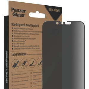 PanzerGlass Tempered Glass Screen Protector - For 15.5 cm (6.1") Widescreen iPhone 14, iPhone 13, iPhone 13 Pro - Bump Res