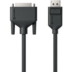 Alogic Elements DisplayPort to DVI Cable - Male to Male - 2m - 6.56 ft DisplayPort/DVI-D Video Cable for Notebook, Video D