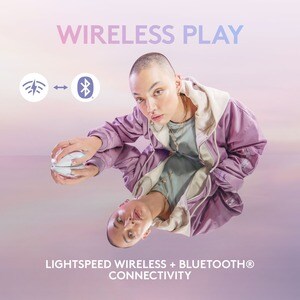 Logitech G705 Gaming Mouse - Wireless - Bluetooth/Radio Frequency - Rechargeable - White Mist - USB - 8200 dpi - 6 Button(