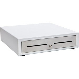 Star Micronics Choice CD4-1416WTSS48 Cash Drawer - 4 Bill - 8 Coin - Printer Driven - Stainless Steel - White - 109.2 mm H
