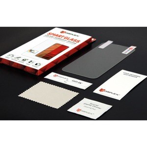 Displex Smart 9H Tempered Glass, Plastic Film Screen Protector - 1 - For LCD iPhone 12 mini - Break Resistant, Scratch Res