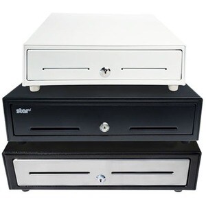 Star Micronics Choice CD4-1616BKSSC48-S2 Cash Drawer - 4 Bill - 8 Coin - 2 Media Slot, Printer Driven - Aço inoxidável - P