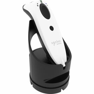 Socket Mobile SocketScan S720, Linear Barcode Plus QR Code Reader, White & Black Dock - Wireless Connectivity - 14.96" Sca