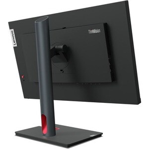 Moniteur LCD Lenovo ThinkVision P24h-30 24" Class Webcam WQHD - 16:9 - Noir corbeau - 60,5 cm (23,8") Viewable - Technolog