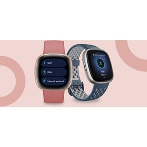 Fitbit Versa 4 FB523 Smart Watch - Heart Rate Monitor, Pulse Oximeter Sensor - Phone, Text Messaging, Sleep Monitor, Smart