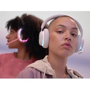 Logitech G735 Kabellos Kopfbügel Stereo Gaming Headset - Weiß - Binaural - Geschlossen - 20 Hz bis 20 kHz Frequenzgang - 2