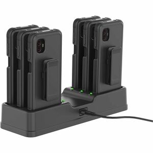 RAM Mounts 6-Port Charging Dock for Samsung XCover6 Pro with OEM or RAM® Skin - Docking - Smartphone - 6 Slot - Charging C