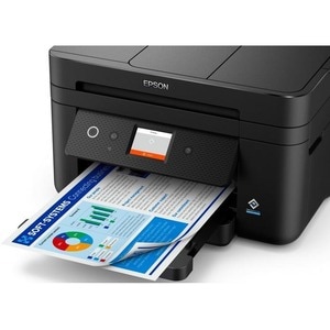Epson WorkForce WF-2960DWF Wireless Inkjet Multifunction Printer - Colour - Copier/Fax/Printer/Scanner - 33 ppm Mono/20 pp