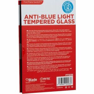 FR-TEC 9H Tempered Glass Screen Protector for Nintendo - Transparent - For OLED Gaming Console - Blue Light Reduction - Fi