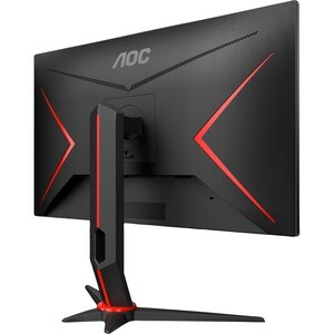 AOC 24G2ZU 24" Class Full HD Gaming LCD Monitor - 16:9 - Black Red - 60.5 cm (23.8") Viewable - Twisted nematic (TN) - WLE