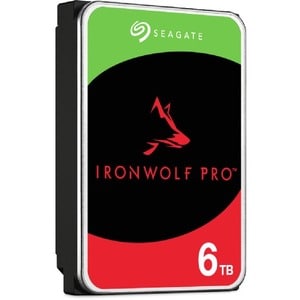 Seagate IronWolf Pro ST6000NT001 6 TB Hard Drive - 3.5" Internal - SATA (SATA/600) - Conventional Magnetic Recording (CMR)