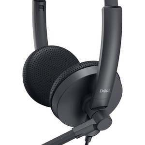 Dell Stereo Headset WH1022 - Binaural - Ear-cup - 20 Hz to 20 kHz - 150 cm Cable - Noise Cancelling, Directional Microphone