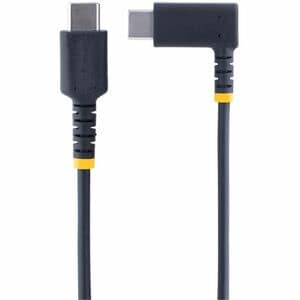 StarTech.com 3ft (1m) USB C Charging Cable Right Angle, 60W PD 3A, Heavy Duty Fast Charge USB-C Cable, Durable Rugged Aram