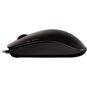 Mouse CHERRY MC 2000 - USB - Infrarossi - 3 Pulsante(i) - Nero - Cavo - 1600 dpi - Rotella Di Inclinazione - Simmetrico