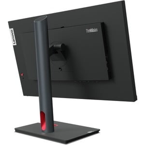 Lenovo ThinkVision P24h-30 24" Class Webcam WQHD LCD Monitor - 16:9 - Raven Black - 60.5 cm (23.8") Viewable - In-plane Sw