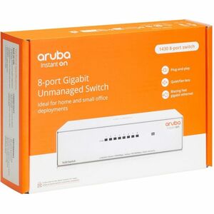 HPE Instant On 1430 8 Ports Ethernet Switch - Gigabit Ethernet - 10/100/1000Base-T - 2 Layer Supported - 12 W Power Consum