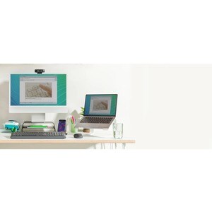 Logitech Signature K650 Keyboard - Wireless Connectivity - English (US) - QWERTY Layout - Graphite Grey - Bluetooth/RF - 5