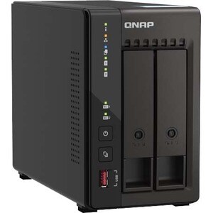 QNAP Turbo NAS TS-253E-8G 2 x Total Bays SAN/NAS Storage System - 4 GB Flash Memory Capacity - Intel Celeron J6412 Quad-co