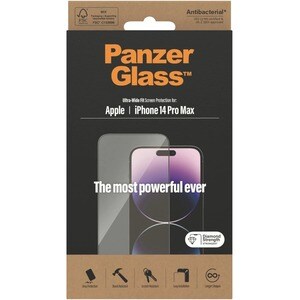 PanzerGlass ® Screen Protector iPhone 14 Pro Max | Ultra-Wide Fit. Brand compatibility: Apple, Compatibility: Apple - iPho
