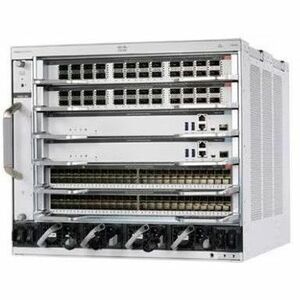 Cisco Catalyst 9600 Switch Chassis - Refurbished - Modular - 8U - Rack-mountable - Lifetime Limited Warranty