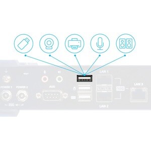 ATEN KX9970R 5K DisplayPort KVM over IP Receiver - 1 Computer(s) - 1 Local User(s) - 32808.40 ft Range - 5K - 5120 x 2880 