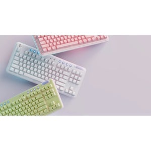 Logitech G G715 Teclado Gaming - Sem fios Conectividade - LED RGB - Inglês (EUA) - QWERTY Layout - Branco - Mecânica Inter