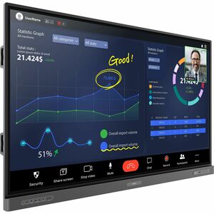 BenQ Board Pro RP8603 218,4 cm (86 Zoll) 4K UHD LCD Collaboration Display - Cortex A73 + A53 - 8 GB - Infrarot (IrDA) - To