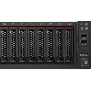 Lenovo ThinkSystem SR650 7X06A0PMAU 2U Rack Server - 1 x Intel Xeon Silver 4210 2.20 GHz - 32 GB RAM - Serial Attached SCS