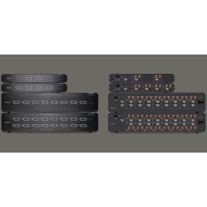 Belkin Secure F1DN104KVM-UNN4 KVM-Switchbox - TAA-konform - 4 Computer - 1 Lokaler Benutzer(n) - 3840 x 2160 - 4 x PS/2-Po